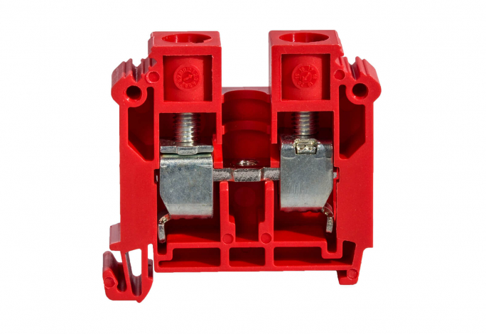 Złączka szynowa gwintowa ZSG1-16.0c czerwony - 12601311 - SIMET
