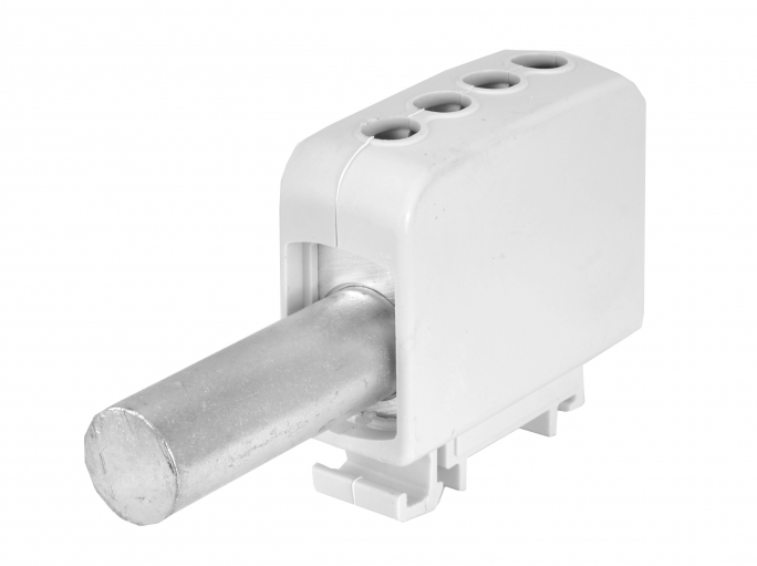 Złączka szynowa gwintowa aparatowa AL/CU ZGGB1x95/2x35s szary - 84712002 - SIMET