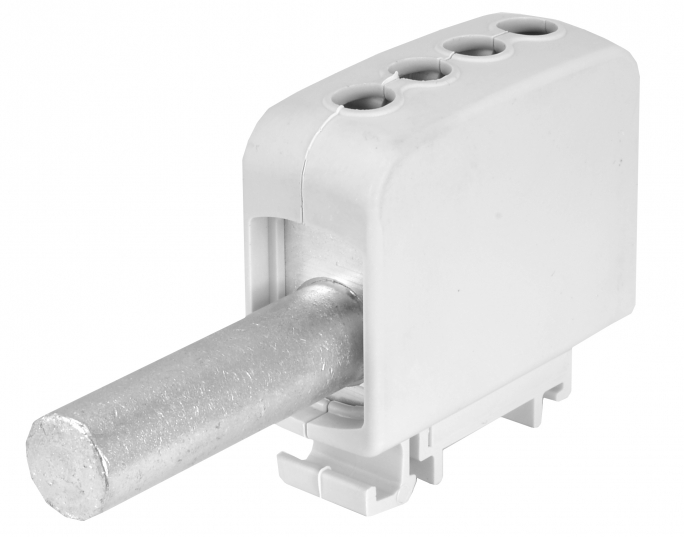 Złączka szynowa gwintowa aparatowa AL/CU ZGGB1x70/2x35s szary - 84711002 - SIMET