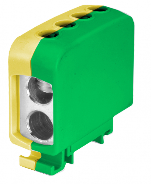 Złączka szynowa gwintowa AL/CU ZGG2x35/2x35z-g żółto-zielony - 84703009 - SIMET