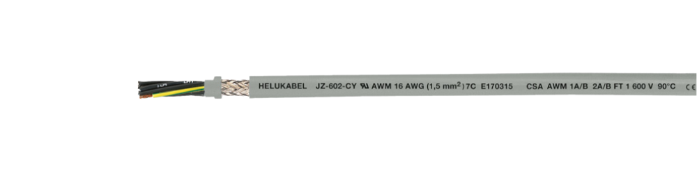 JZ-602-CY 3G1 QMM AWG18 - 82980 - KP HELUKABEL