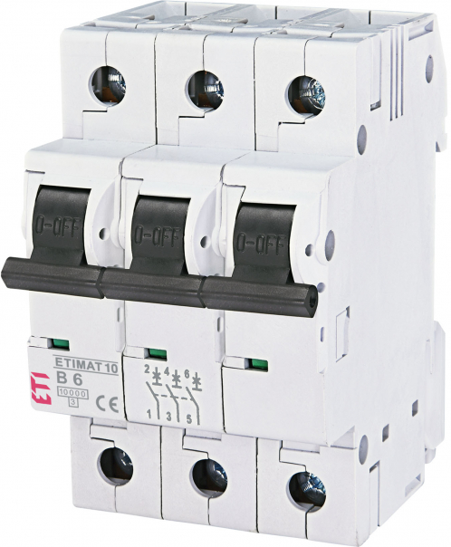 WYŁĄCZNIK NADPRĄDOWY ETIMAT 10 3P B2 - 002125710 - ETI