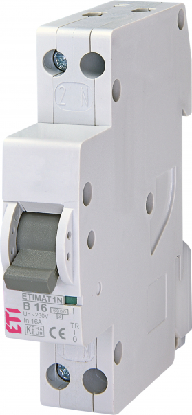 WYŁĄCZNIK NADPRĄDOWY ETIMAT 1N 1P+N B16 6KA - 002191104 - ETI