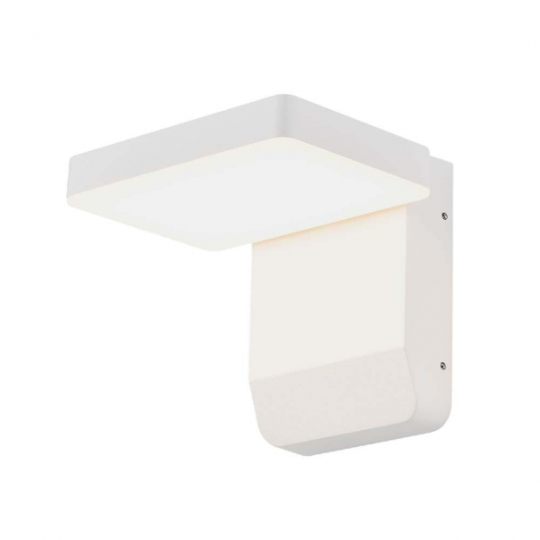 17W Lampa ścienna LED / Barwa:3000K / Obudowa: Biała / Kwadratowa - 2942 - V-TAC