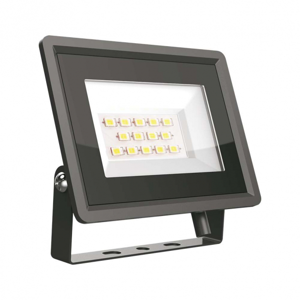 10W Naświetlacz LED / Seria: F-Class / Barwa:6500K  / Obudowa: Czarna - 6729 - V-TAC