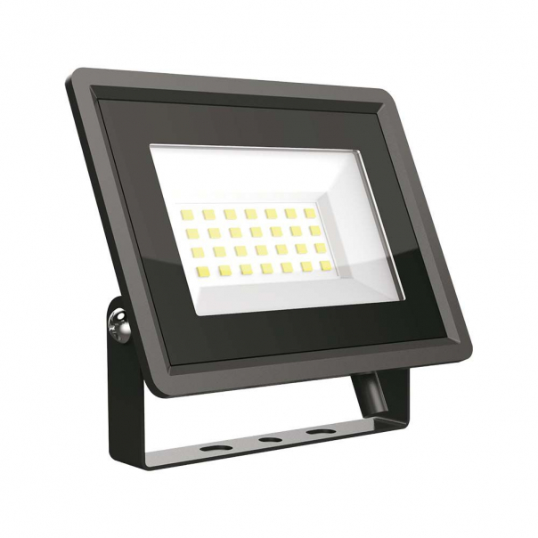 20W Naświetlacz LED / Seria: F-Class / Barwa:3000K / Obudowa: Czarna - 6737 - V-TAC