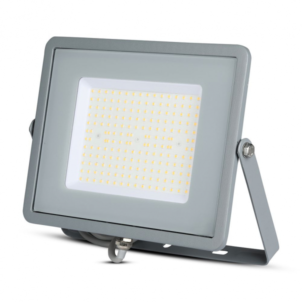 100W Naświetlacz LED SMD / Chip SAMSUNG / Barwa:6400K / Obudowa: Szara  / Wydajność: 115lm/w - 21771 - V-TAC