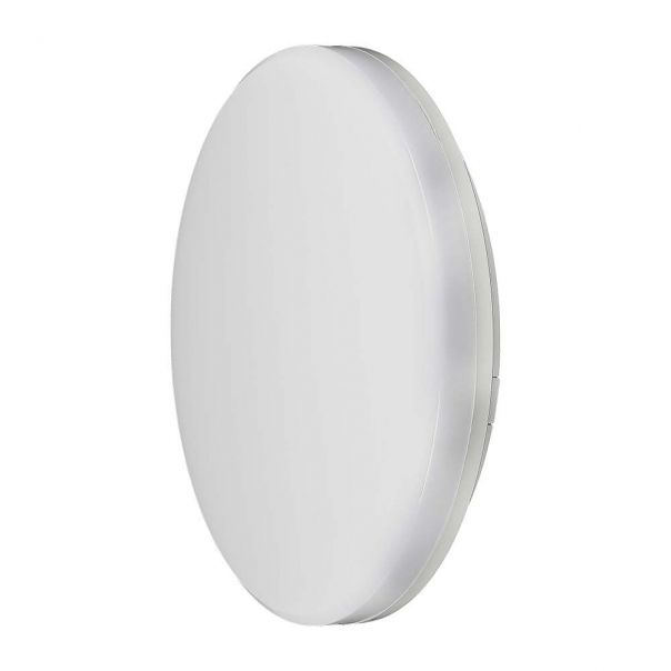 15W Plafon LED / IP44 / Chip Samsung / Barwa:6400K  / Klosz PC / Okrągły - 2113899 - V-TAC