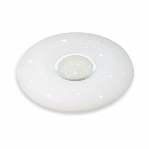  20W/40W/20W Dekoracyjny plafon LED / Barwa: 3w1 / Ściemniany / Klosz z efektem diamentu - 2114941 - V-TAC