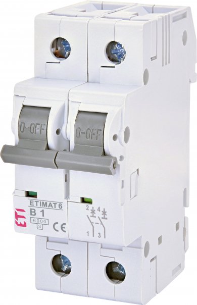WYŁĄCZNIK NADPRĄDOWY ETIMAT 6 2P B1 - 002113509 - ETI