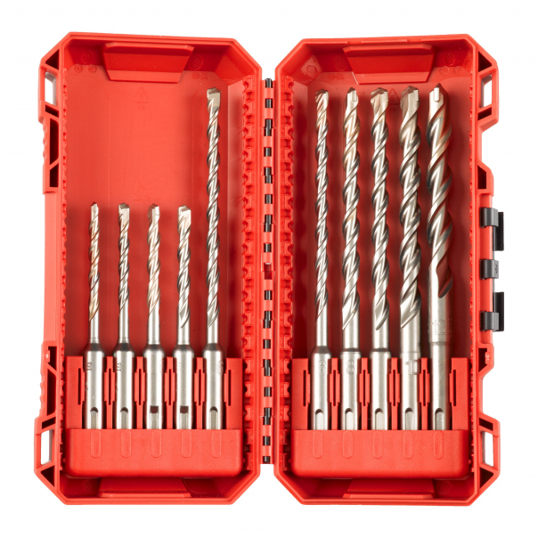 Kaseta wierteł udarowych SDS Plus M2 O5,6,6 x 110 i O6,6,8,8,10,12,14 x 160 mm - 4932492117 - MILWAUKEE
