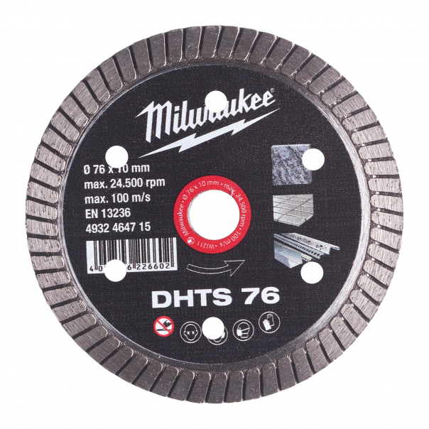 Tarcza diamentowa DHTi 76 mm - 4932464715 - MILWAUKEE