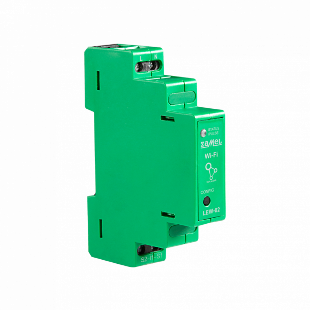 MONITOR ENERGII ELEKTRYCZNEJ WI-FI 1-FAZOWY 100A TYP: LEW-02 - SPL10000043 - ZAMEL