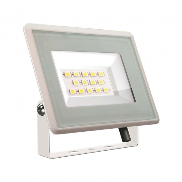 10W Naświetlacz LED / Seria: F-Class / Barwa:6500K / Obudowa: Biała - 6732 - V-TAC