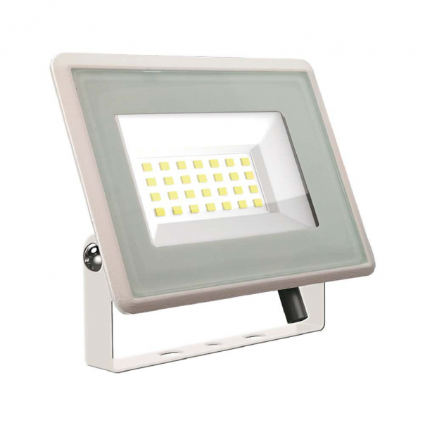 20W Naświetlacz LED / Seria: F-Class / Barwa:4000K / Obudowa: Biała - 6741 - V-TAC