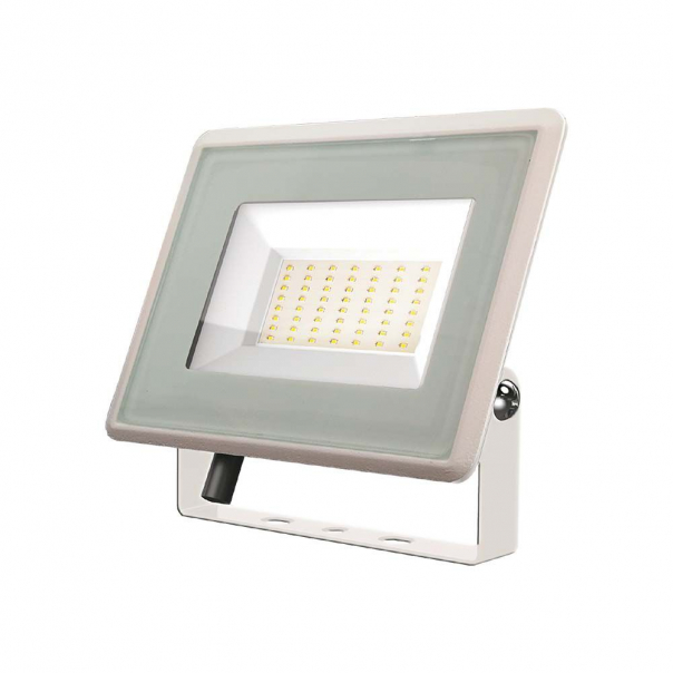 50W Naświetlacz LED / Seria: F-Class / Barwa:4000K / Obudowa: Biała - 6753 - V-TAC