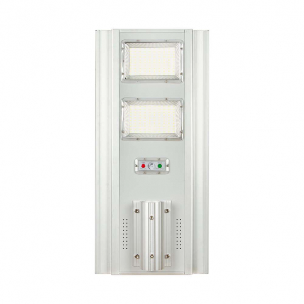 33W Lampa uliczna solarna z czujnikiem ruchu / Barwa:6400K / Obudowa: Srebrna - 6756 - V-TAC