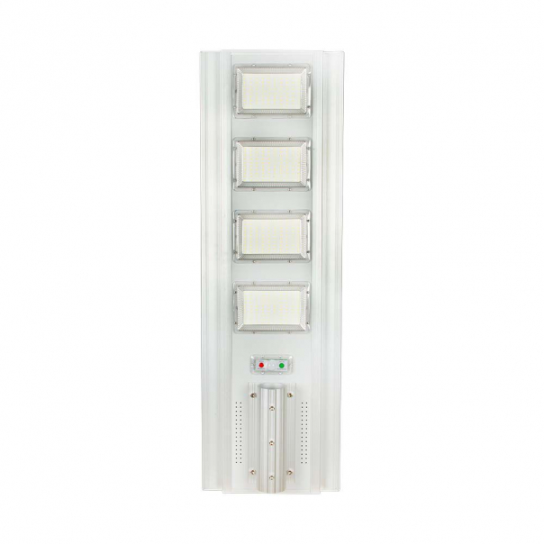 50W Lampa uliczna solarna z czujnikiem ruchu / Barwa:6400K / Obudowa: Srebrna - 6760 - V-TAC
