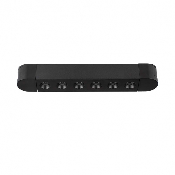5W LED Lampa na Szynoprzewód SLIM MAGNETIC / Barwa: 3000K / Obudowa: Czarna        - 10234 - V-TAC