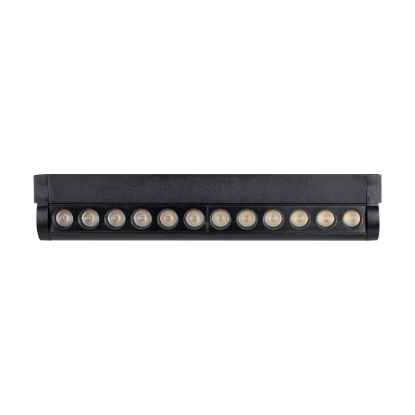 12W Lampa LED na szynoprzewód MAGNETIC regulowana / Barwa: 3000K / Obudowa: Czarna          - 10261 - V-TAC
