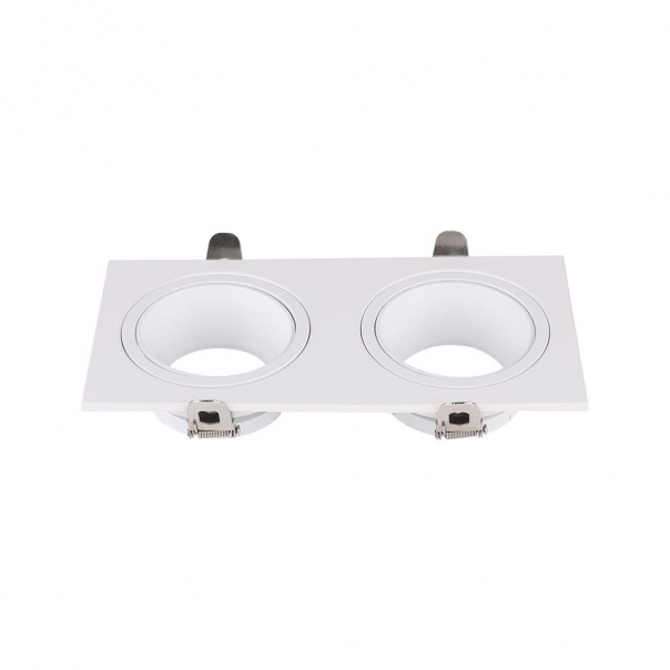 Oprawa Spotlight LED z dwoma trzonkami / Kolor: Biały              - 10298 - V-TAC
