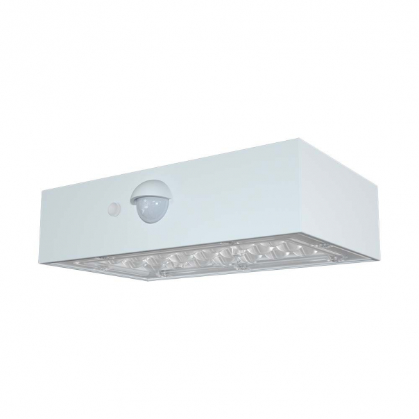3WLampa ścienna LED solarna 350LM / Bateria litowa 3.7v 1200mA / Barwa: 4000K+3000K / Kolor: Biały       - 10306 - V-TAC
