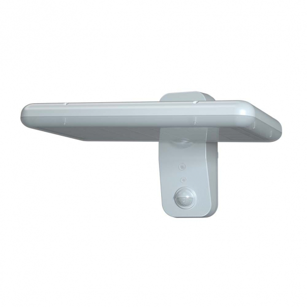15W Lampa Solarna LED z Czujnikiem Ruchu / Bateria: LiFePO4 3.2V 6000mA / Barwa: 6000K+4000K / Kolor: Biała - 10316 - V-TAC