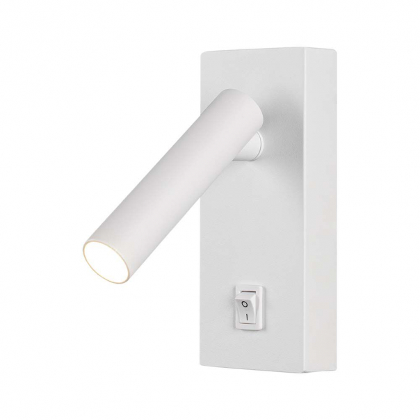 2W Lampa naścienna Spotlight LED / Barwa: 3000K / Obudowa: Biała            - 10288 - V-TAC