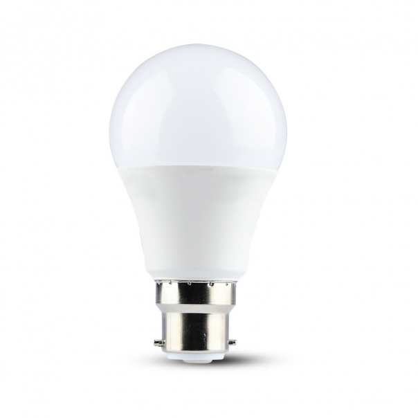 8.5W A60 Żarówka LED / Barwa:6500K / Trzonek:B22 - 217403 - V-TAC