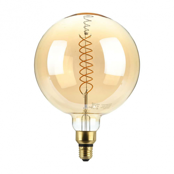 8W G200 Żarówka LED Filament / Barwa:1800K / Ściemniana / Trzonek:E27 - 217462 - V-TAC