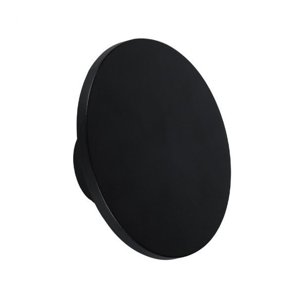 12W Plafon LED / Barwa:3000K / Klosz: Okrągły czarny - 6787 - V-TAC