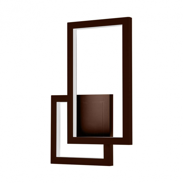 20W Lampa ścienna LED / Barwa: 3000K / Obudowa: Brązowy / IP54 - 6840 - V-TAC
