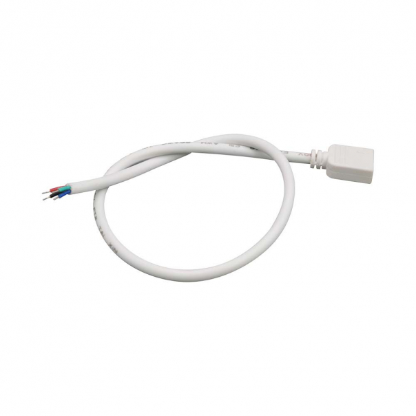 PVC Przewód z wtyczką (0.5m, 4x0.5mm2) do Neon Flex VT-551 - 6878 - V-TAC