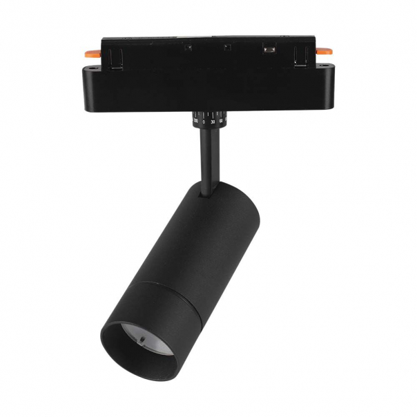 8W Reflektor LED Magnetic na szynoprzewodzie  3w1 / Obudowa: Czarna           - 6888 - V-TAC