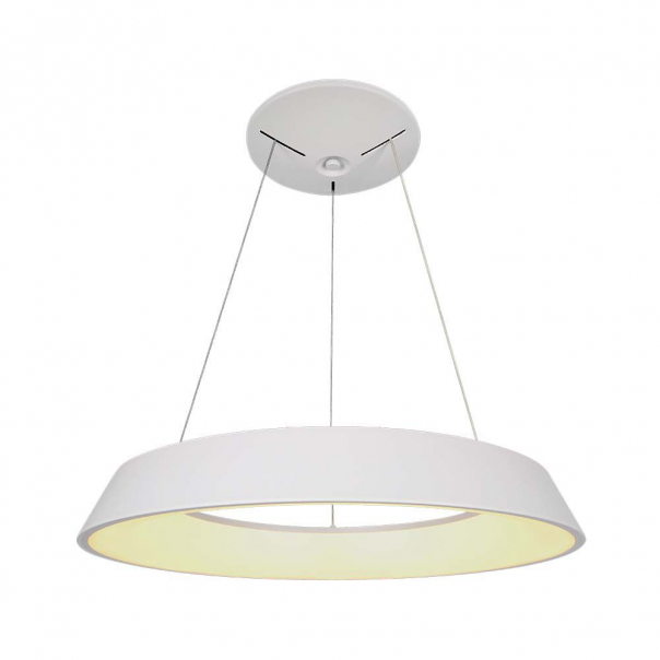 48W Lampa wisząca dekoracyjna LED Triac / Ściemniana / 4000K / Kolor: Biały          - 6904 - V-TAC