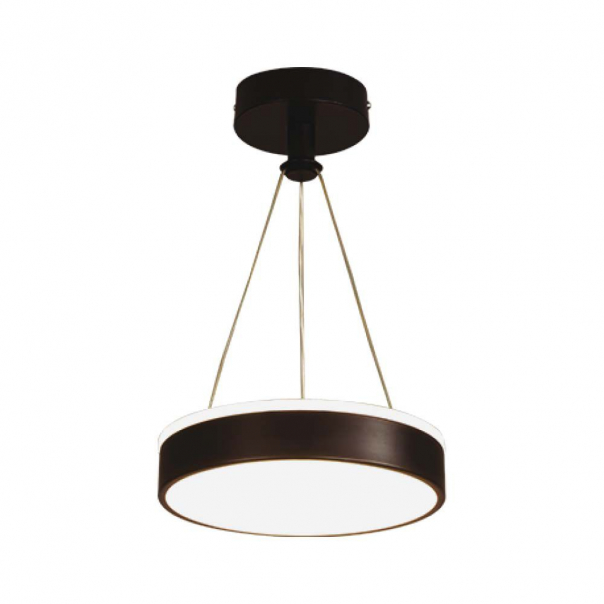 12W Lampa wisząca dekoracyjna LED / Barwa: 4000K/ Kolor: Czarny             - 6931 - V-TAC