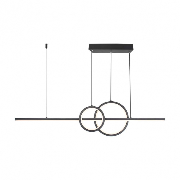 15W Lampa wisząca dekoracyjna LED  4000K / Kolor: Czarny             - 6935 - V-TAC