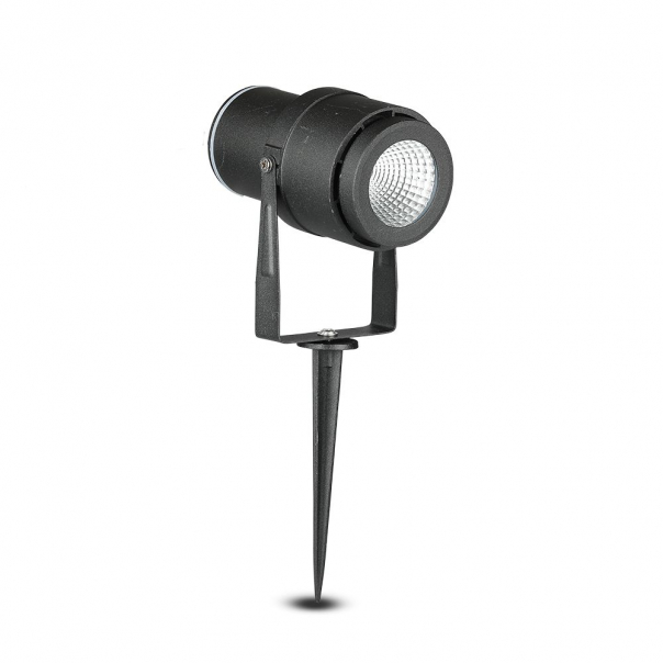 12W Oprawa ogrodowa SPIKE / Barwa:3000K / Obudowa: Czarny  - 217544 - V-TAC
