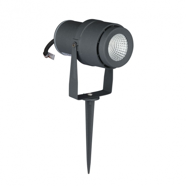12W Oprawa ogrodowa SPIKE / Barwa:4000K / Obudowa: Szara  - 217551 - V-TAC