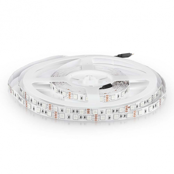 11W Taśma LED / Barwa: Zielony / IP20 / Rolka:5m - 212138 - V-TAC