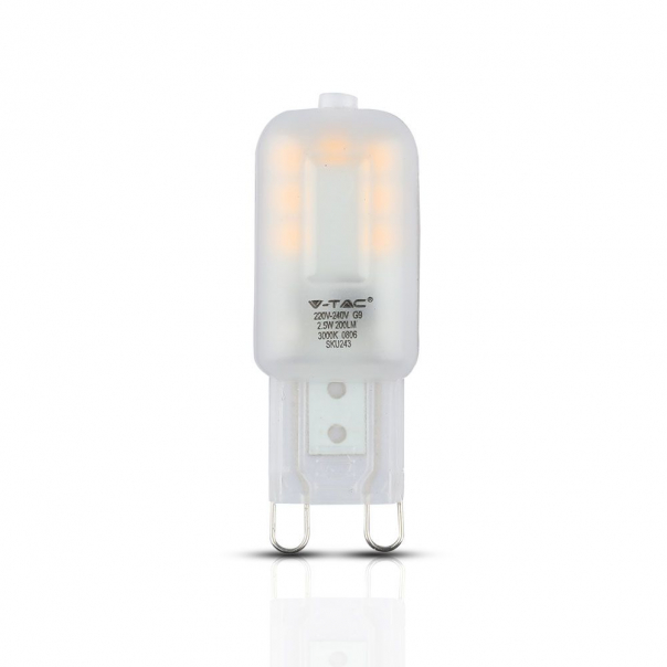 2.2W G9 Żarówka LED / Chip SAMSUNG / Barwa:3000K / Trzonek:G9 - 21243 - V-TAC