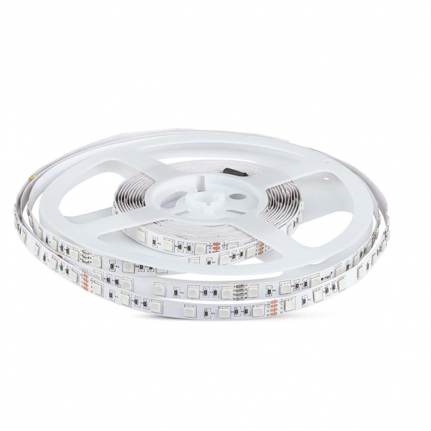 10W Taśma LED / Barwa:6400K / Zasilanie: 24V / IP20 / Rolka:5m - 212430 - V-TAC