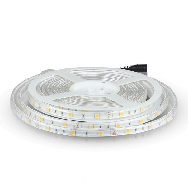 4.8W Taśma LED / Barwa:4000K / IP65 / Rolka:5m - 212460 - V-TAC
