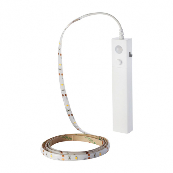 2.4W Taśma LED z czujnikiem ruchu / Zestaw / Barwa:4000K / Zasilanie:4xAAA / Rolaka:1m - 212574 - V-TAC