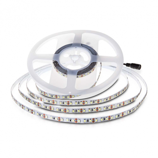 7.5W Taśma LED / Barwa:3000K / IP20 / Zasilanie: 24V / Wzmocniony podkład PCB / Rolka:10m - 212622 - V-TAC