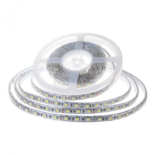 7.5W Taśma LED / Barwa:3000K / IP65 / Zasilanie: 24V / Wzmocniony podkład PCB / Rolka:10m - 212625 - V-TAC