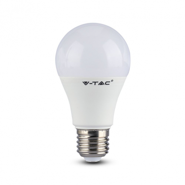 8.5W A60 Żarówka LED sterowana pilotem / Barwa:RGB+3000K / Trzonek:E27 - 212766 - V-TAC