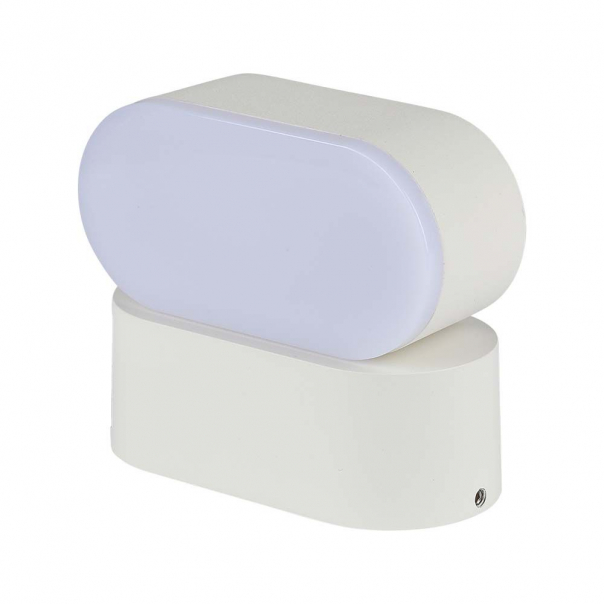  6W Lampa ścienna LED / Barwa:4000K / Obudowa: Biała - 218287 - V-TAC