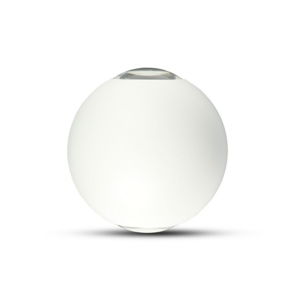 4W Lampa ścienna LED / Barwa:3000K / Obudowa: Biała - 218301 - V-TAC