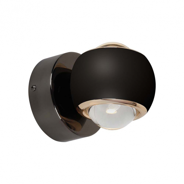 10W LED Lampa Ścienna LED  / Barwa: 3000K / Obudowa: Czarna           - 23007 - V-TAC